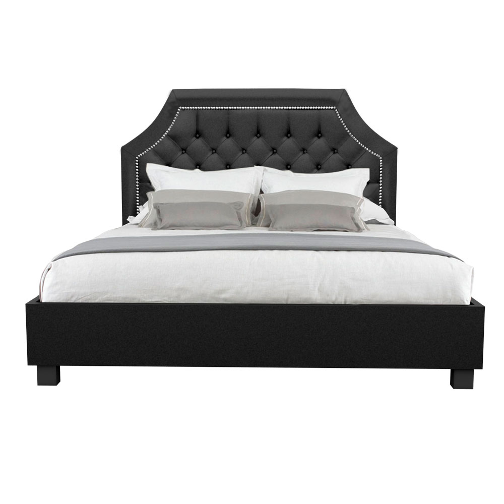 Royal High Queen size Bed-Black